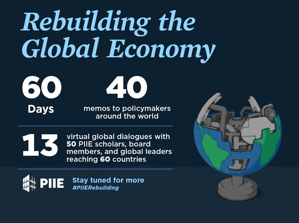 PIIE's tweet photo. In October, we launched #PIIERebuilding, a series of recommendations for policymakers around the world to build a more inclusive, sustainable economy. 

Watch event highlights, read memos, &amp; more, here: https://t.co/4ocKawp8li https://t.co/QelL9CRyXH