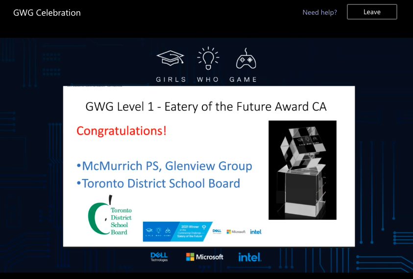 ZeliaMCT's tweet photo. 🎮CONGRATS McMurrich JPS #GirlsWhoGame members! Level 1 Eatery of the Future Culminating Challenge with 50 judges for 30 entries from across Canada &amp; USA. 
Canada > winner McMurrichJPS 🎉🎮🎉
@Sebasualto @McM_MsR @kbbeutler #MinecraftEDU @intel @KatPapulkas #TransformEDU @tdsb https://t.co/GHzGlTvYXT