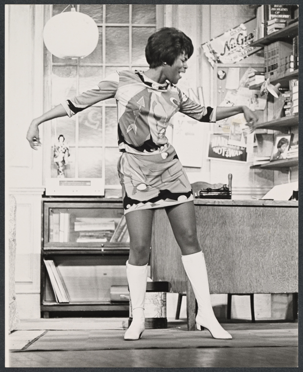 "Cicely Tyson in the stage production Carry Me Back to Morningside Heights." 1968.