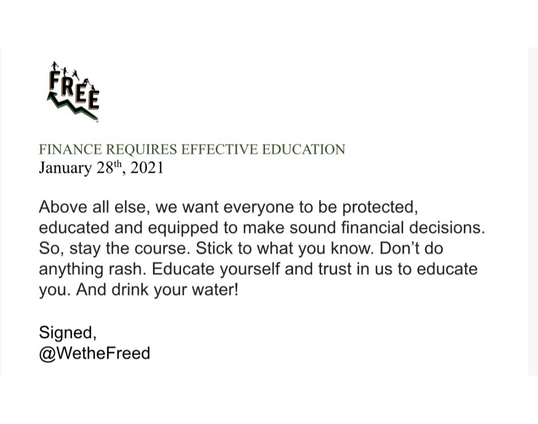 wethefreed's tweet photo. Our thoughts today re: $GME $AMC $BB $BBBY $KOSS $EXPR $NOK https://t.co/H99AZIt4r8