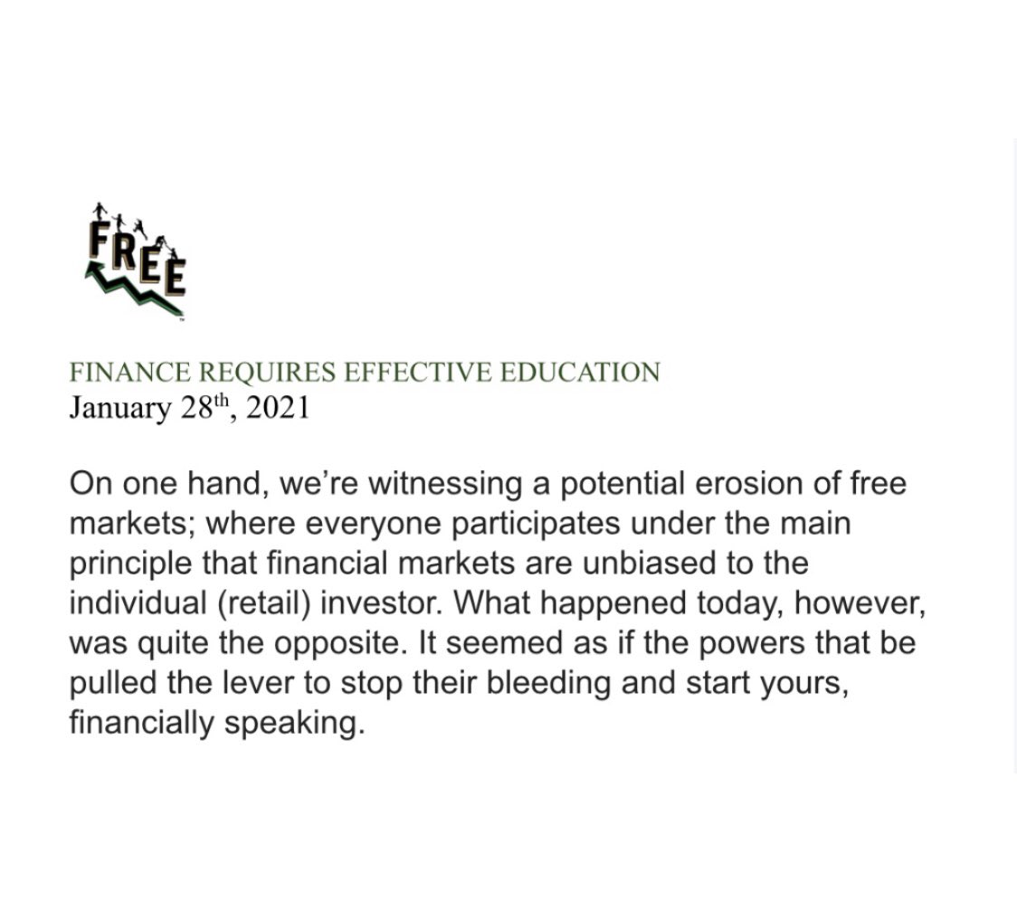 wethefreed's tweet photo. Our thoughts today re: $GME $AMC $BB $BBBY $KOSS $EXPR $NOK https://t.co/H99AZIt4r8