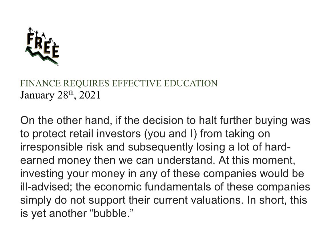 wethefreed's tweet photo. Our thoughts today re: $GME $AMC $BB $BBBY $KOSS $EXPR $NOK https://t.co/H99AZIt4r8