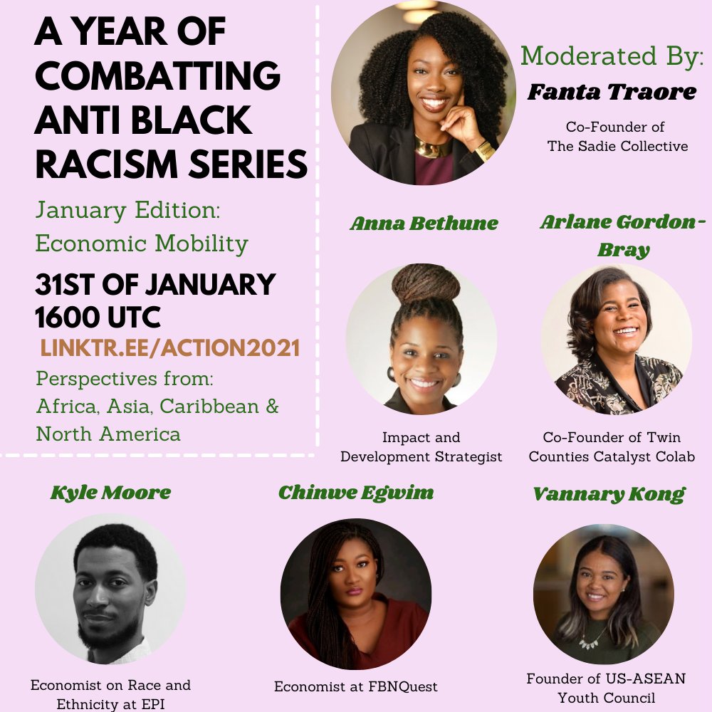Join ‘A Year in Combating Anti-Black racism globally’ led by a collective of doers and change agents committed to not letting last year’s reckoning be a static moment in time. bit.ly/combatantiblk for more.