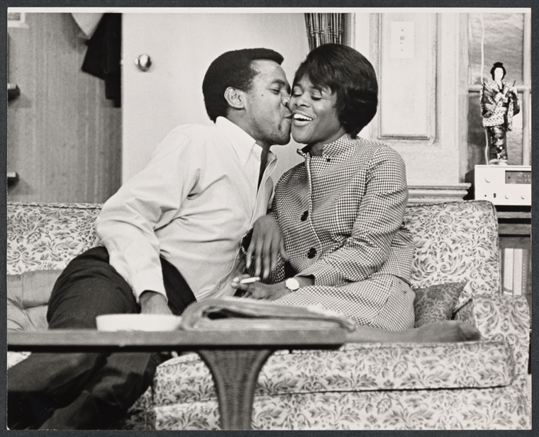 "Louis Gossett and Cicely Tyson in the stage production Carry Me Back to Morningside Heights." 1968.Source:  @nypl