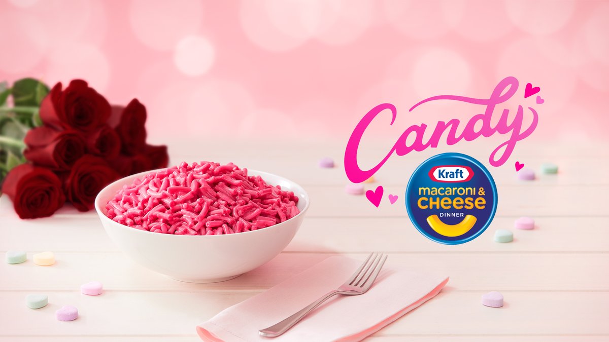 Yuck or Yum?
Limited Edition Candy Flavored Pink Kraft Mac and Cheese
"Imagine sweet candy meets warm, comforting macaroni noodles… And then they fall in love."