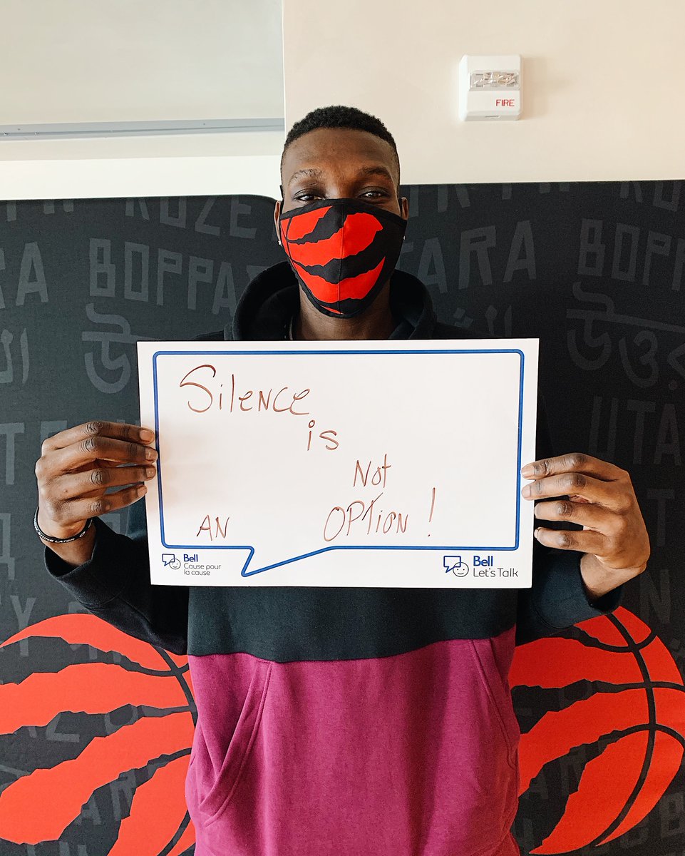 Silence is not an option. #BellLetsTalk