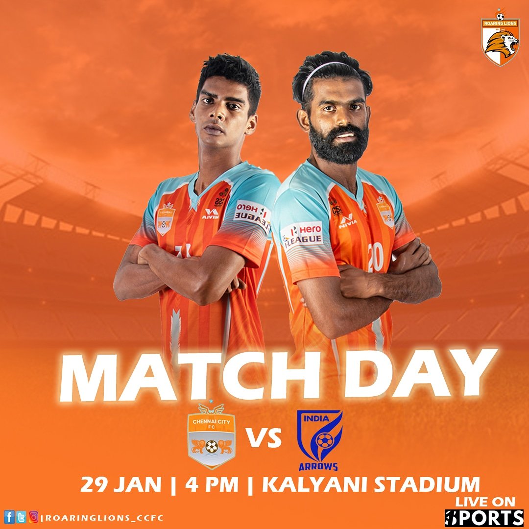 Here we go💥 and it's a MATCH DAYYYY.... The lions are in hungry to grab that winning ways🥳🕺So buckle up get ready to ROAR for CCFC 
. 
. 
. 
. 
. 
#ChennaiCityisBack
#ChennaiCityFC
#CCFC
#RoarForCCFC
#RoaringLions
#IndianFootball