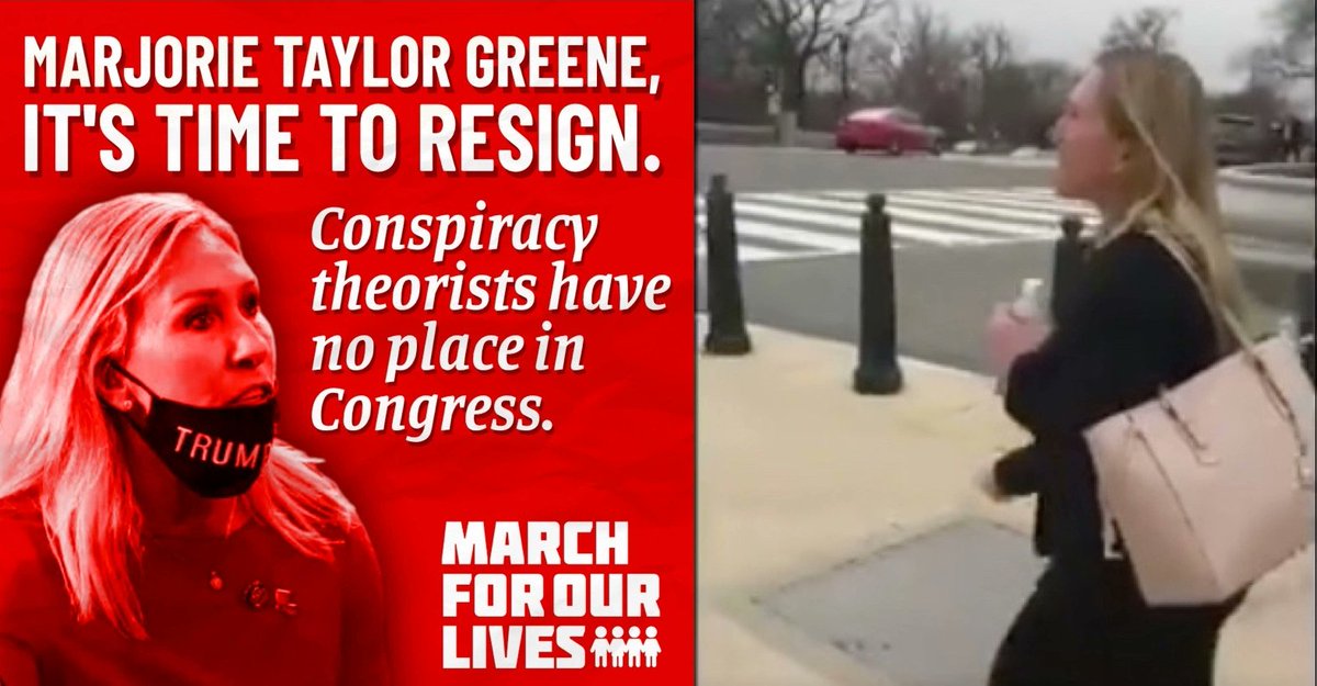 IndivisibleVent's tweet image. "'The enemy is within." #ExpelGreene!
@davidhogg111 has asked for our help.

See 3 easy actions to take:
📞Call your legislator, Capitol Switchboard: (202) 224-3121
📧Email Nancy Pelosi
✍️Sign March for Our Lives' petition

INFO/SCRIPTS/CONTACTS ➡️indivisibleventura.org/2021/01/28/the…
#DemCast