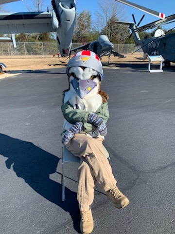 PaxMuseum's tweet photo. Our mascot Oscar Falco flew in to show off a new pair of Mittens!

OK, really we just wanted to get in on the memes. 😂
#paxmuseum #usnavy  #navalaviation #aviation  #planes   #flightline #military #avgeek #berniesanders #berniememes #berniemittens #notapoliticalststement #satire https://t.co/NbxqP0zXbZ