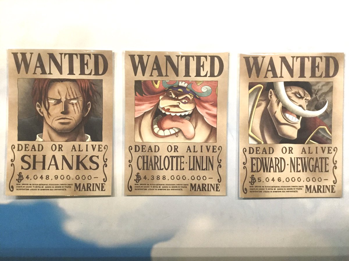 One Piece 麦わらストアあべの店 A Twitter 新商品 海軍発行公式手配書 ゴール D ロジャー エドワード ニューゲート カイドウ シャーロット リンリン シャンクス マーシャル D ティーチ 各660円 税込 好評発売中 麦わらストア Onepiece