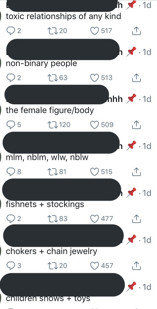 But these threads miss the mark because they're always constructed as "things you shouldn't romanticize or sexualize" and then proceed to type out a laundry list of the most random, benign words and they never provide any nuance or explanation beyond that.