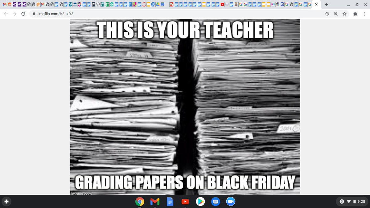 On the final day of the semester I asked students to find or create memes that encapsulated our time together. A thread of some of my favorite. Shout out to Rayan for this gem 