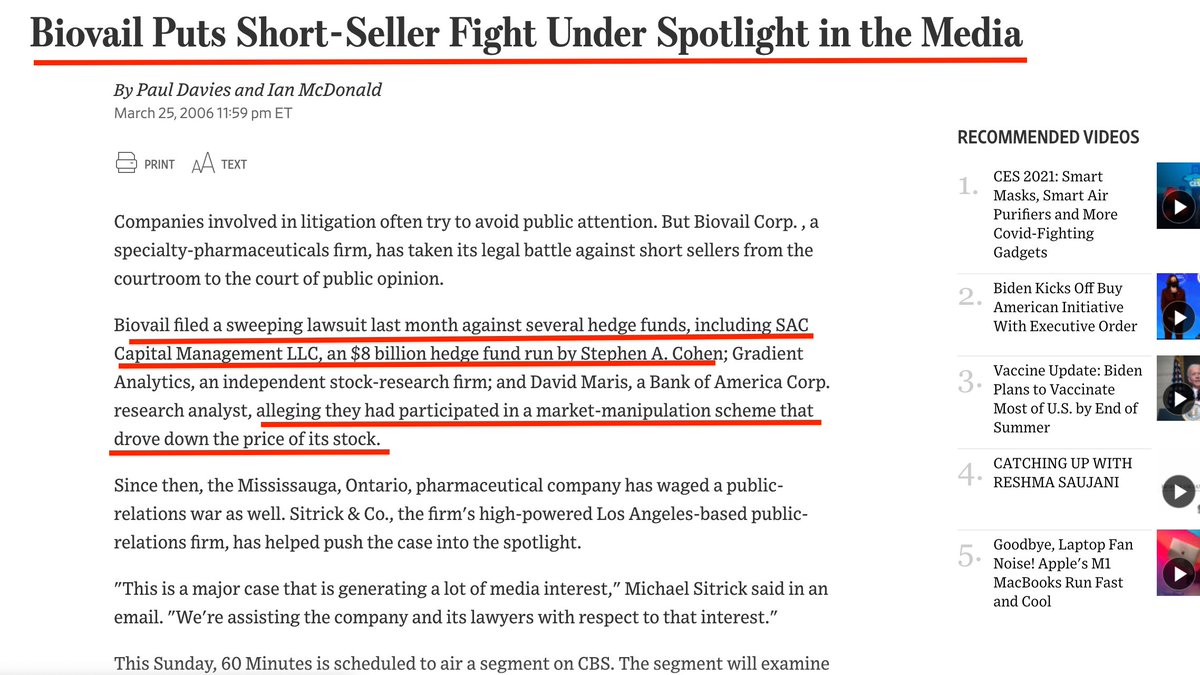 In 2006, SAC Capital was sued for allegedly drafting and delaying negative research on a pharma company to benefit their short position. SAC went on to pay a $1.8 billion fine for insider trading.