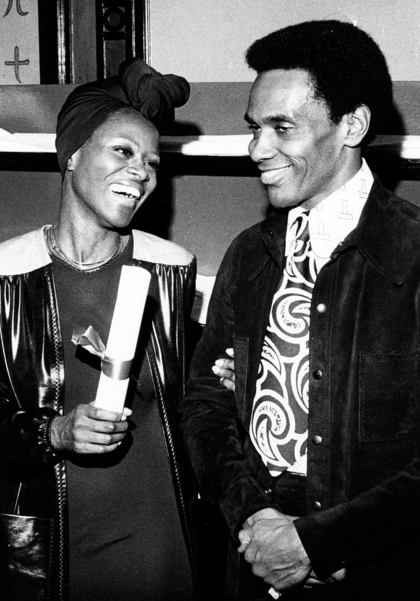 "Cicely Tyson and Arthur Mitchell in 1973." Photograph: Ron Galella/WireImage