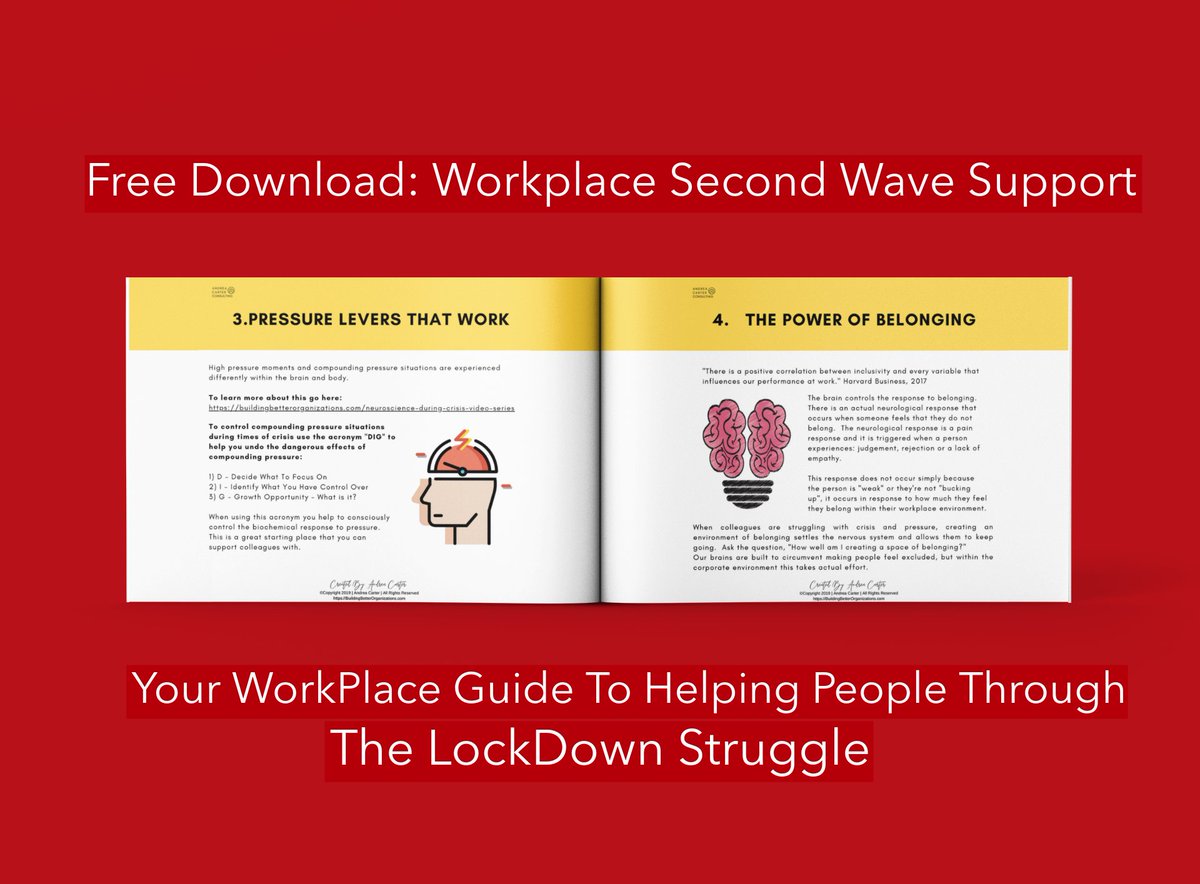 Did you get this FREE Guide To Knowing What To Do When People In Your WorkPlace Are Struggling, Even If You've Never Been A Support Person Before? 
>> lnkd.in/dEbcAD3

Handle the compounding pressure of the crisis better.

#secondwave #covidlockdown #workplacesupport