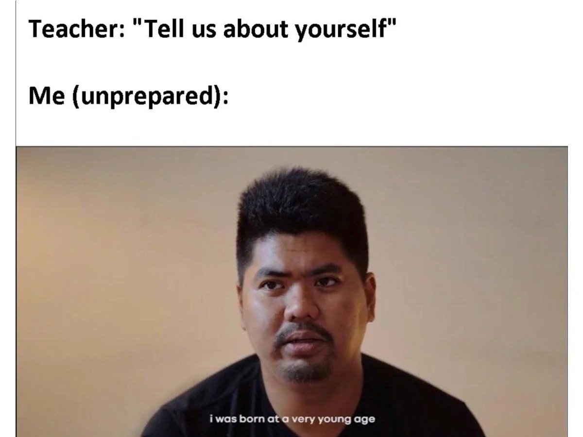 On the final day of the semester I asked students to find or create memes that encapsulated our time together. A thread of some of my favorite. Shout out to Rayan for this gem 