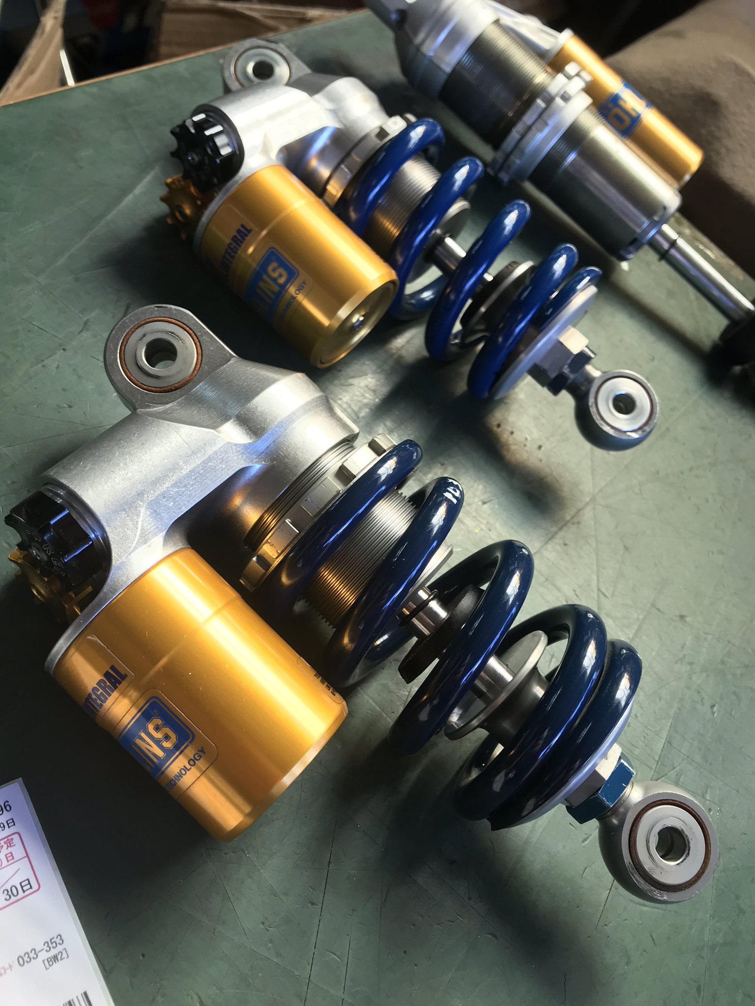 オーリンズ NSF100 NSR50用 TTX HO890 リヤサス ハイパコ付 オーリンズ NSF100 NSR50用 TTX HO890 リヤサス ハイパコ付