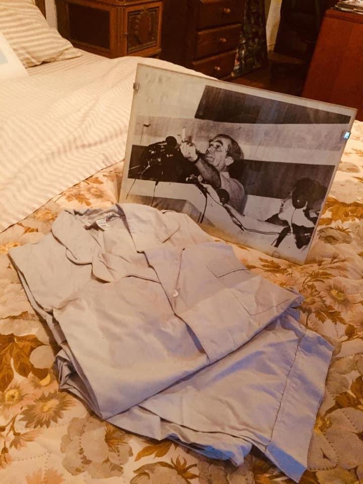 Sin palabras ... la vida quiso que justo hoy,en su 102 aniversario me encontrara con esta reliquia , el pijama de Wilson,el último gran Caudillo Blanco!! Guardado en el Aguila Blanca , estancia de mi amigo <a href="/mautesaravia/">Maute Saravia</a> .Hasta igualar envido ...<a href="/PNACIONAL/">Partido Nacional</a> <a href="/JuanSartoriUY/">Juan Sartori</a>