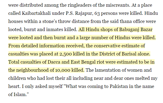 Muslim Apologists/Anti CAA morons...Read this Jogendranath Mandal's report on killings and conversions of Hindus at either side of Bharat.The girls were never spared.The police never seriously considered these heinous things as Crime.
