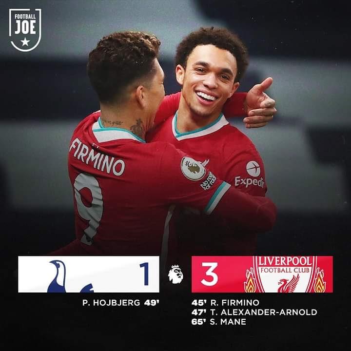 FootballJOEE's tweet photo. Liverpool get back to winning ways https://t.co/xhg3uFtujW