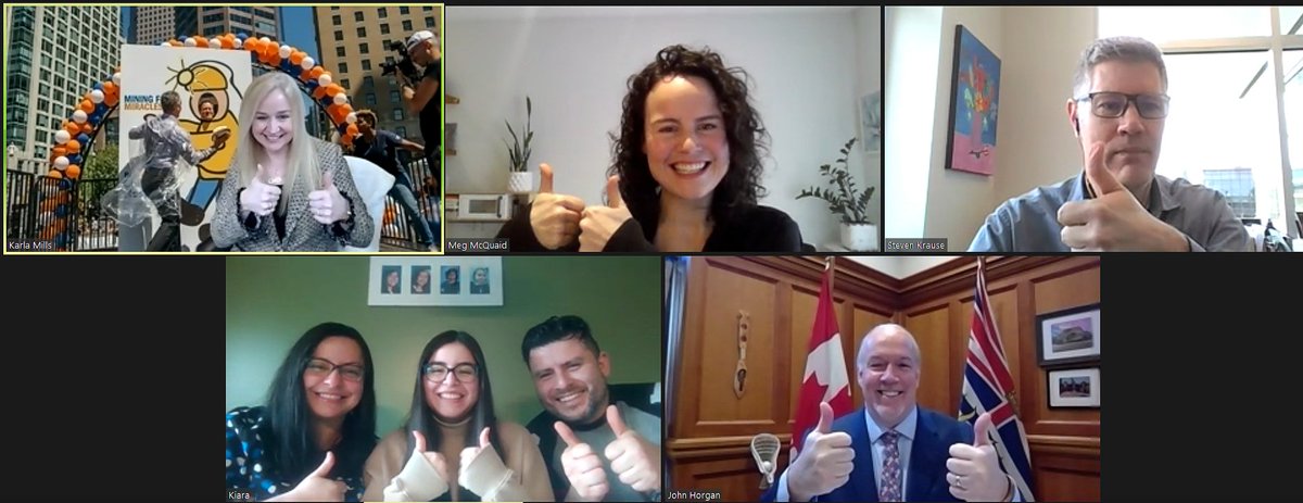 BCCHF's tweet image. Premier @jjhorgan joined BC mining industry representatives, as part of the Virtual BC Natural Resources Forum today, to launch this year&apos;s #MiningForMiracles campaign - a $3.385M initiative to establish the Cellular and Regenerative Medicine Centre at BCCH. @buddytheminer