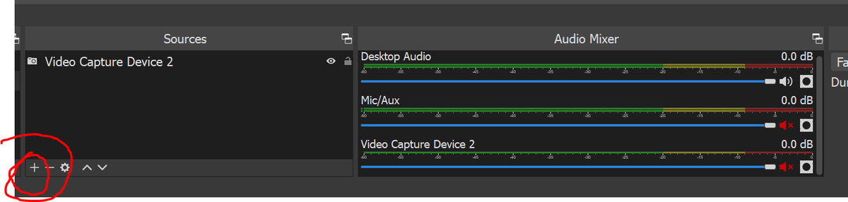 AnnanasReality's tweet photo. @AOC for audio problems: 
1) unmute desktop audio on OBS
2) Then press the '+' under sources
3) select audio output capture
4) create new  Audio Output capture. Press Ok https://t.co/wadCI0iVFx