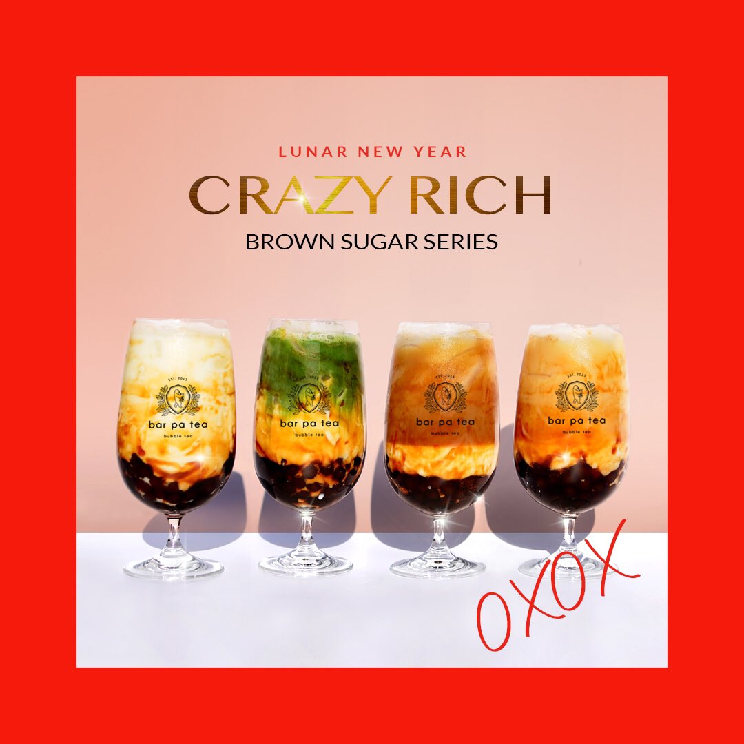 🧧NEW FLAVOR ALERT🧧Ring in the Year of the #OXOX 🐂 with our Crazy Rich Brown Sugar #bubbletea series 🧋 ! We will teach you how to make the super delicious 
(extra thick and gooey) brown sugar glaze. Super easy, super rich and so super yummy you can’t stop drinking.