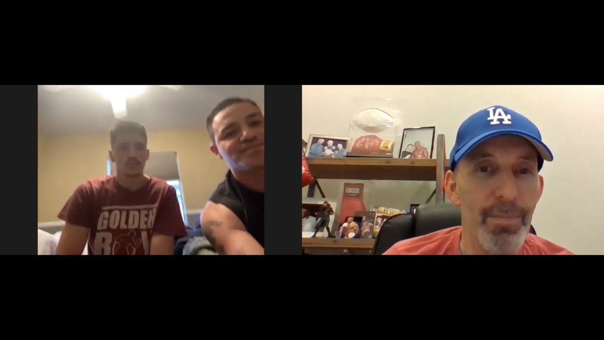 JZimmerTX's tweet photo. Great interview tonight w super welterweight champ Patrick Teixeira and trainer @roger_romo once we got zoom rolling for @fightnews 🙏should post tomorrow 💪 #TeixeiraCastano @GoldenBoyBoxing @OscarDeLaHoya @makeawar @Micheladatime #boxing 🥊 https://t.co/zPGD1X5j1L