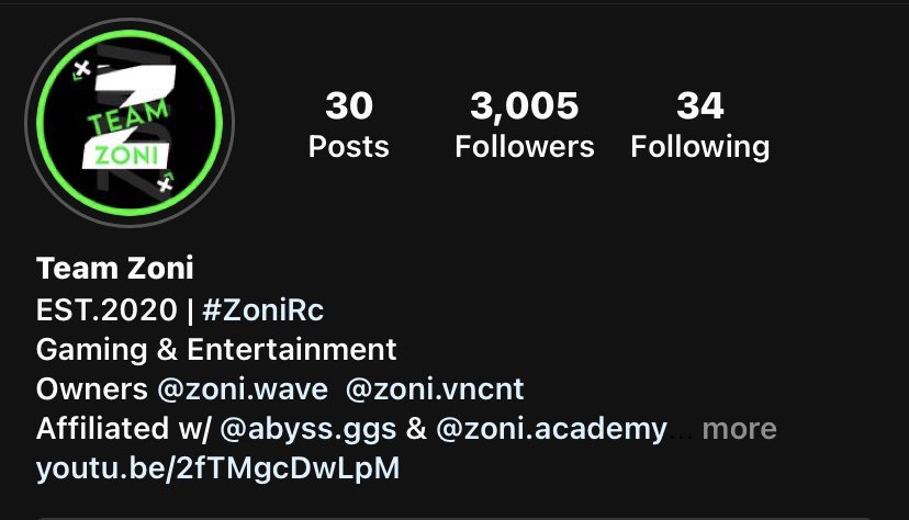 team_zoni's tweet photo. Thank you guys for 3K on Instagram! https://t.co/5njxIhsJPy