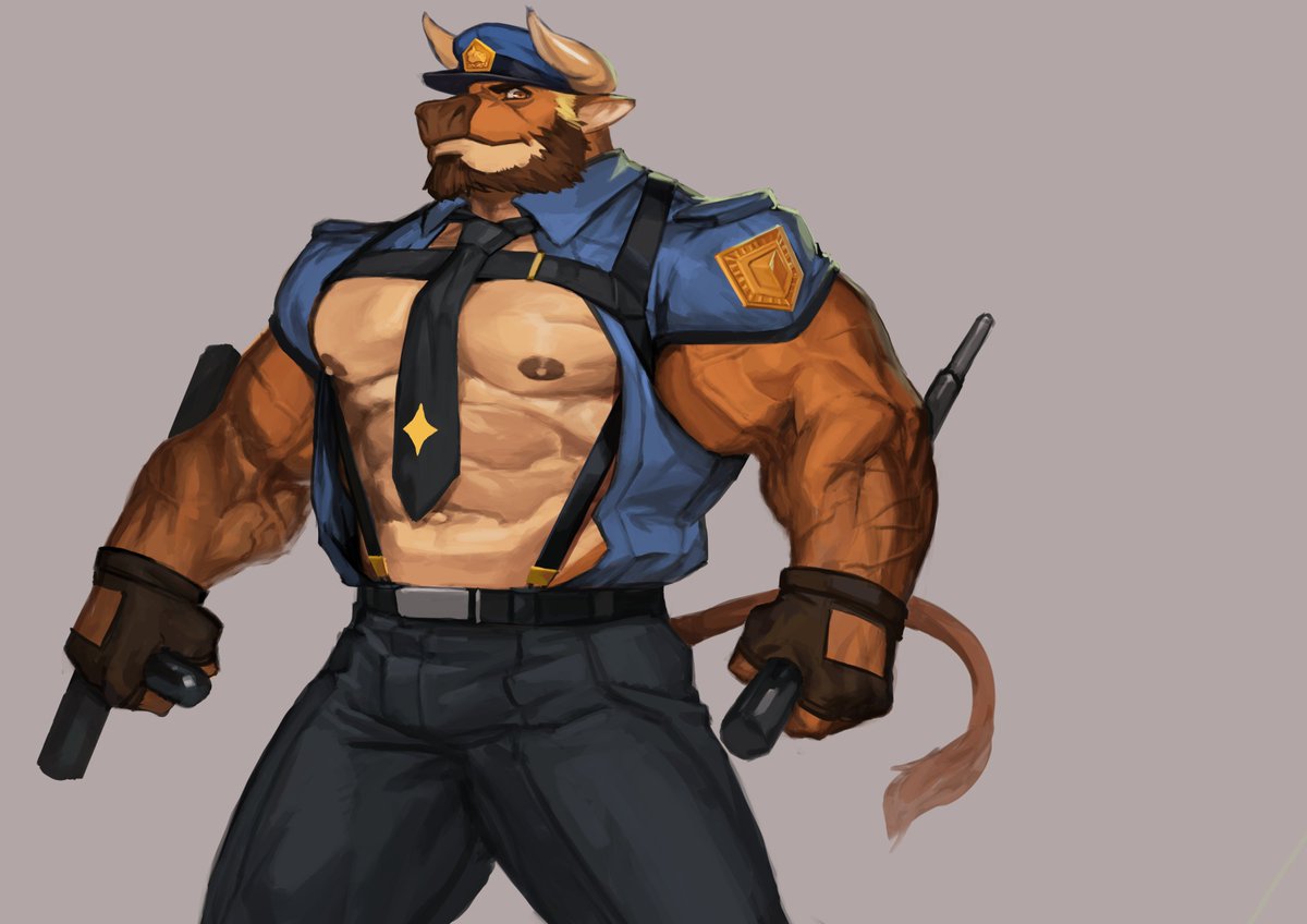 Traver009's tweet photo. 멋진 경찰아저씨 두번째 XD

Cyan Demon 님의 ( @Demondragoncyan ) 컨셉아트를 
참고해서 그렸습니다 🥰 https://t.co/wQIFsWKVK1