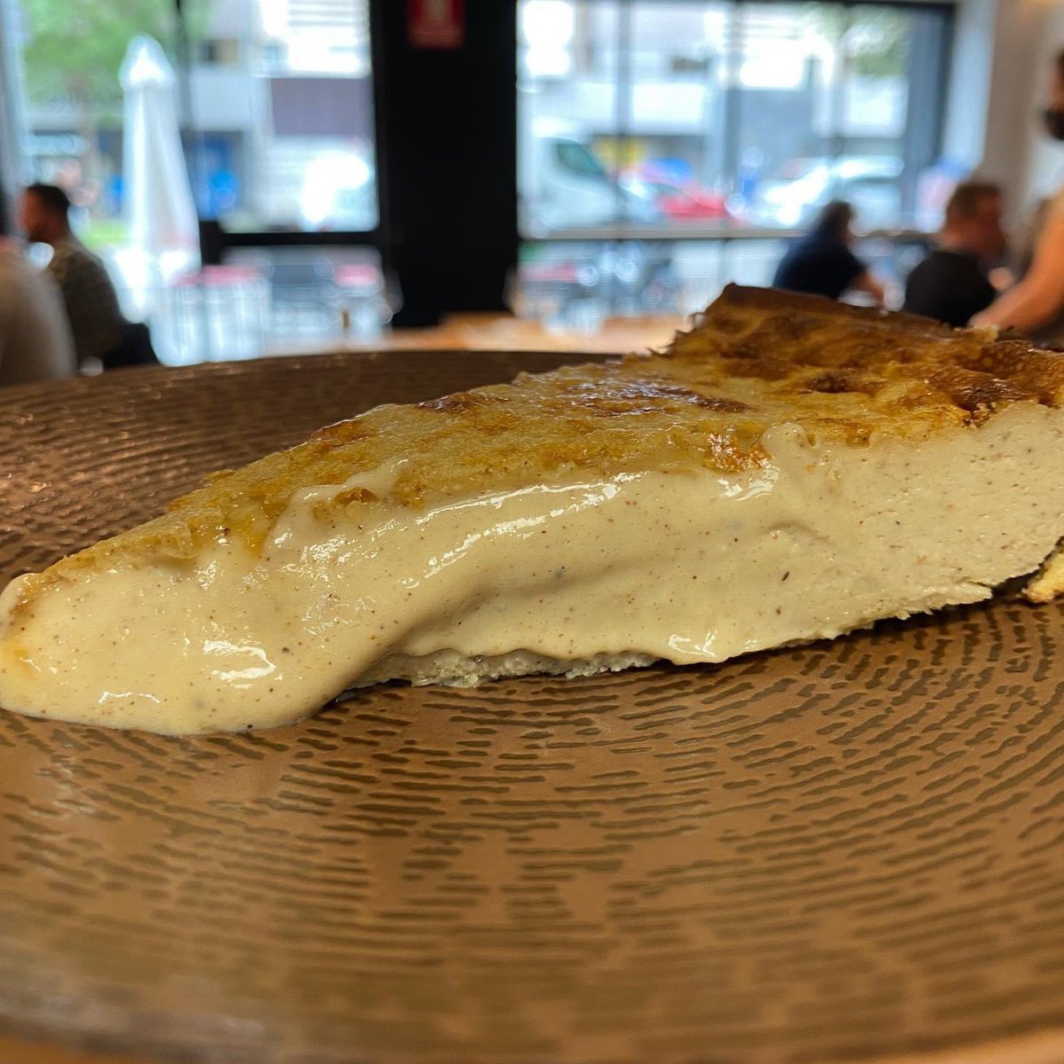 Pastel de queso y avellanas. #granjaelena #altacocinadebarrio