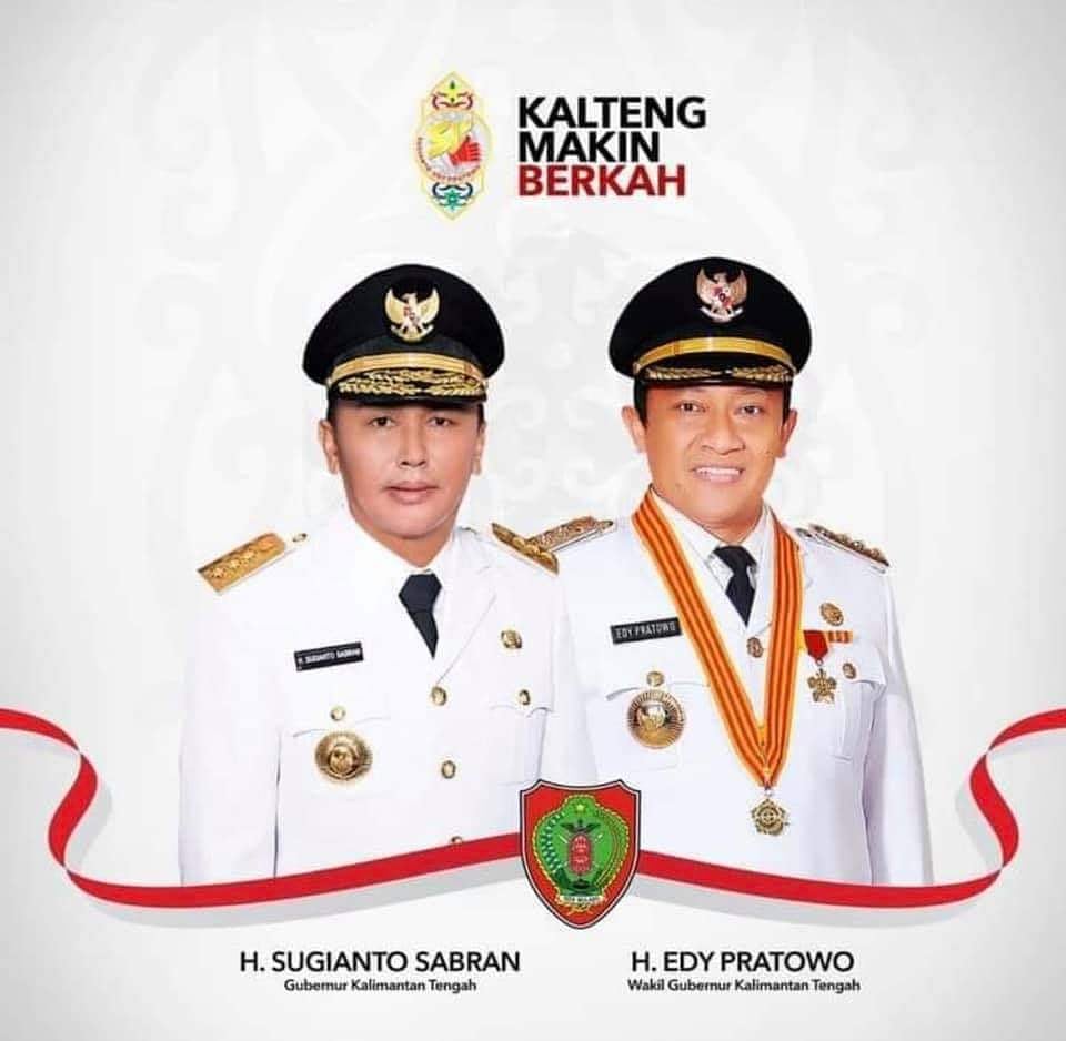 H.Sugianto Sabran &amp; Edy Pratowo
Gubernur &amp; Wakil Gubernur 
Periode 2021 - 2025
#SugiantoSabran #EdyPratowo
#KaltengSemakinBerkah