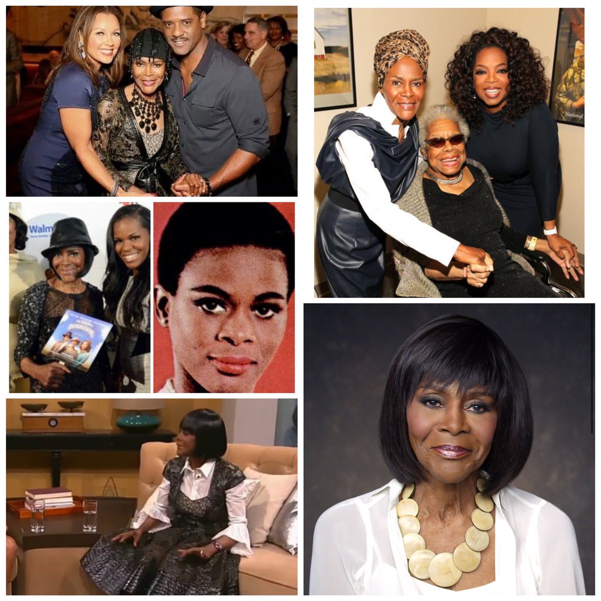 #Legend @CicelyTyson at the tender age of 90 #backstage after a #Broadway performance &amp; (quite literally) Clad from #HeadToToe in #Black&amp;White #Houndstooth Check ( #turban , knee length coat, skinny pant, and YES, Even Blk&amp;Wt Check #PointedToe #AnkleBooties