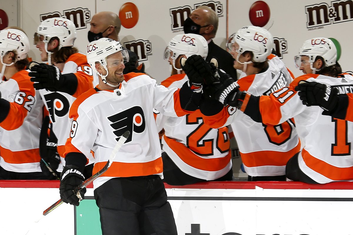 NHLFlyers's tweet photo. TRUST. THE. PROCESSER. 

#AnytimeAnywhere | #PHIvsNJD https://t.co/leNAGGuL8N