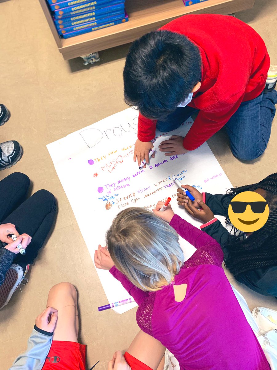 mrs_locke_'s tweet photo. TODAY!🤩 We have LOVED learning about a different natural disaster each day this month. 🌊🌪💥Our class reviewed for our quiz by rotating to different stations and reflected on our learning. Check out the questions we brainstormed!!✏️ #thirdgradeisfun https://t.co/KSBI7MacMM