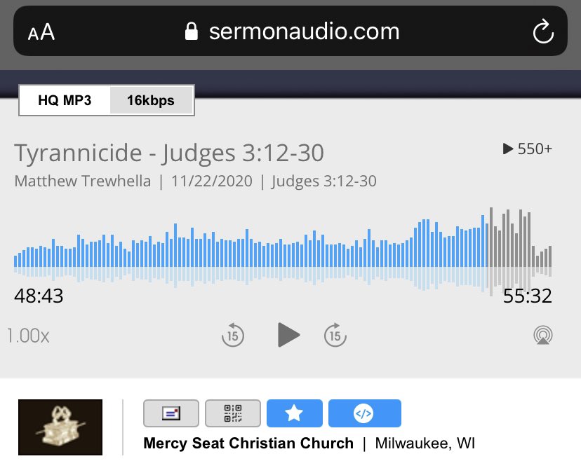 On his website and on the online Christian sermon library, sermonaudio[dot]com, hundreds of Trewhella’s sermons and speeches can be found. One sermon title stood out to me; Tyrannicide- Judges 3:12-30. It was published on 11/22/20. It’s contents are disturbing.