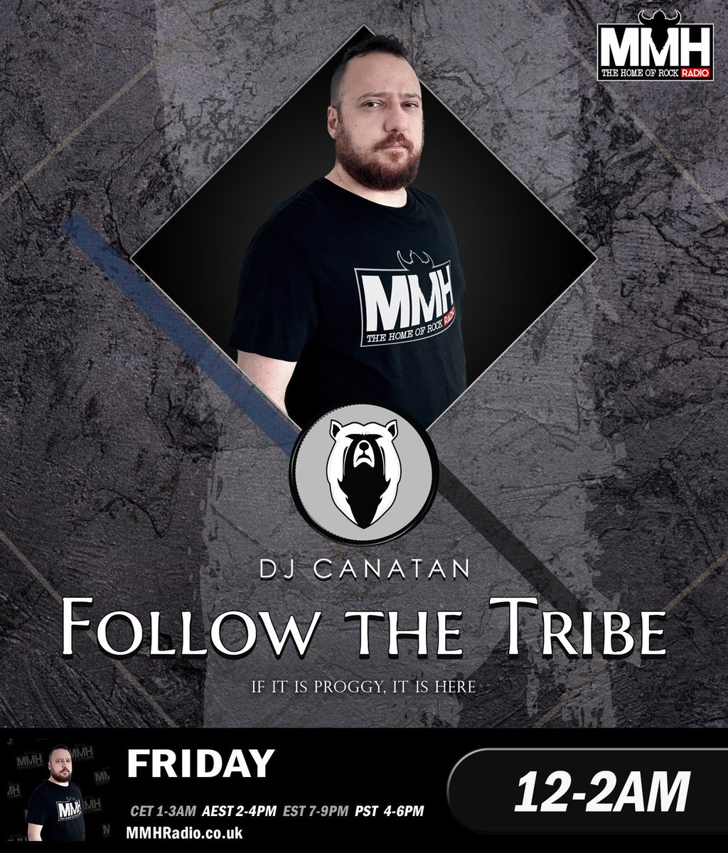 Follow The Tribe is here to pwn your Friday. 7pm EST 23:59 GMT
If it's proggy, it's here
ft
<a href="/UnleashArchers/">Unleash The Archers</a> <a href="/gloryhammer/">Gloryhammer</a> <a href="/gusgofficial/">Gus G. (Official)</a>
<a href="/VisionDivine/">Vision Divine</a> #Battlelore <a href="/_Therion/">Therion</a> #RacerX #Necrophagist #Darkane <a href="/btbamofficial/">BTBAM</a> #VirginSteele #Bloodbound <a href="/GGIANTMUSIC/">Gentle Giant</a> #Boston <a href="/testament/">Testament</a>  +