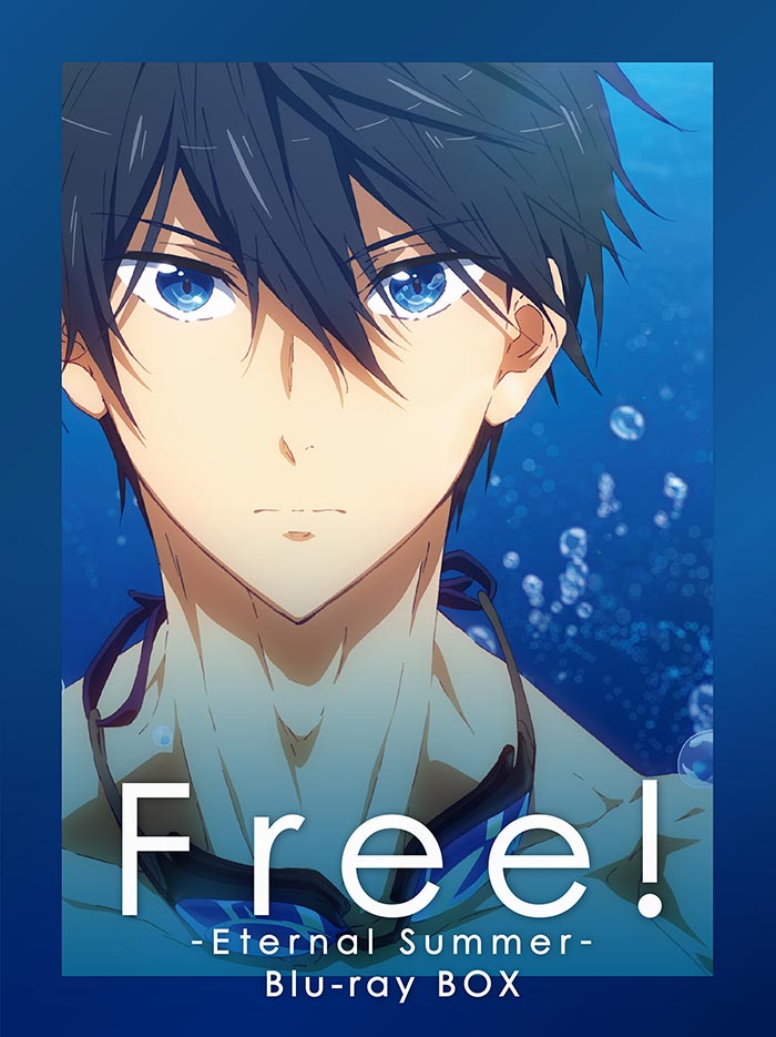 Free シリーズ公式 Pa Twitter Tvアニメ2期 Free Eternal Summer Blu Ray Box ジャケット公開 描き下ろし 遙 Clear Blue は 1期blu Ray Boxよりさらに力強く 水泳への思いを 未来 に向けた表情を切り取りました 想いと共により深まっていくblue