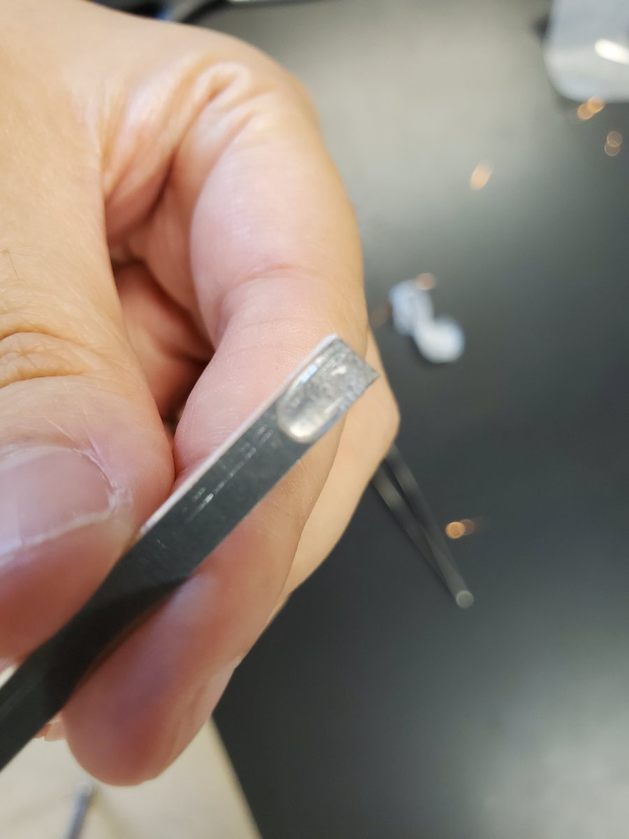 lyders0220's tweet photo. Just got home, but here are some pictures from the lab... it wasn't all fire. #ExplosiveInnovations @SRattlerscience 

Ps... ignore my bitten nails... my job is stressful and the pandemic keeps me from getting a manicure https://t.co/buXb6tGoet