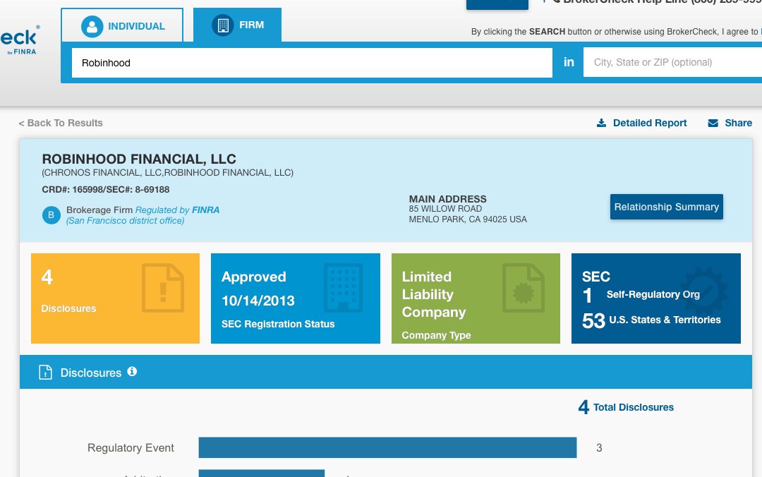 17/ Want to know a secret? You know who is a registered broker dealer?