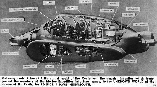 Transportation cutaways, real and imagined