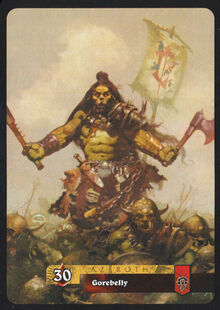 'Gorebelly' from the World of Warcraft TCG, art by Arthur Suydam.
I'm very in love with this art.
#orc #orcs #ArthurSuydam