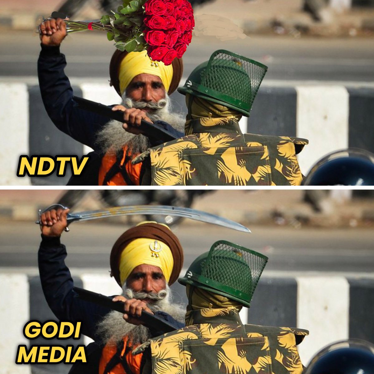 AchAnkurArya's tweet photo. ₹NDTV V/s GODI MEDIA 😎 https://t.co/YnCXIWfOgi
