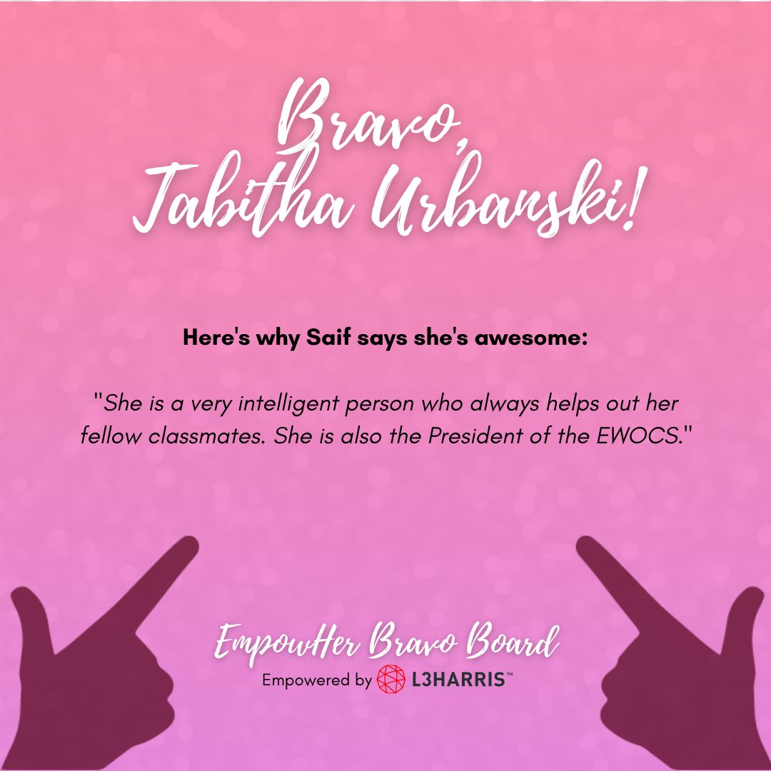TTUwcoeEOC's tweet photo. EmpowHer Bravo Board Shoutouts, Part 2! @TTUEngineering #empoweringwomen #womeninengineering #EOCBravoThursday https://t.co/iaL8utoSLe