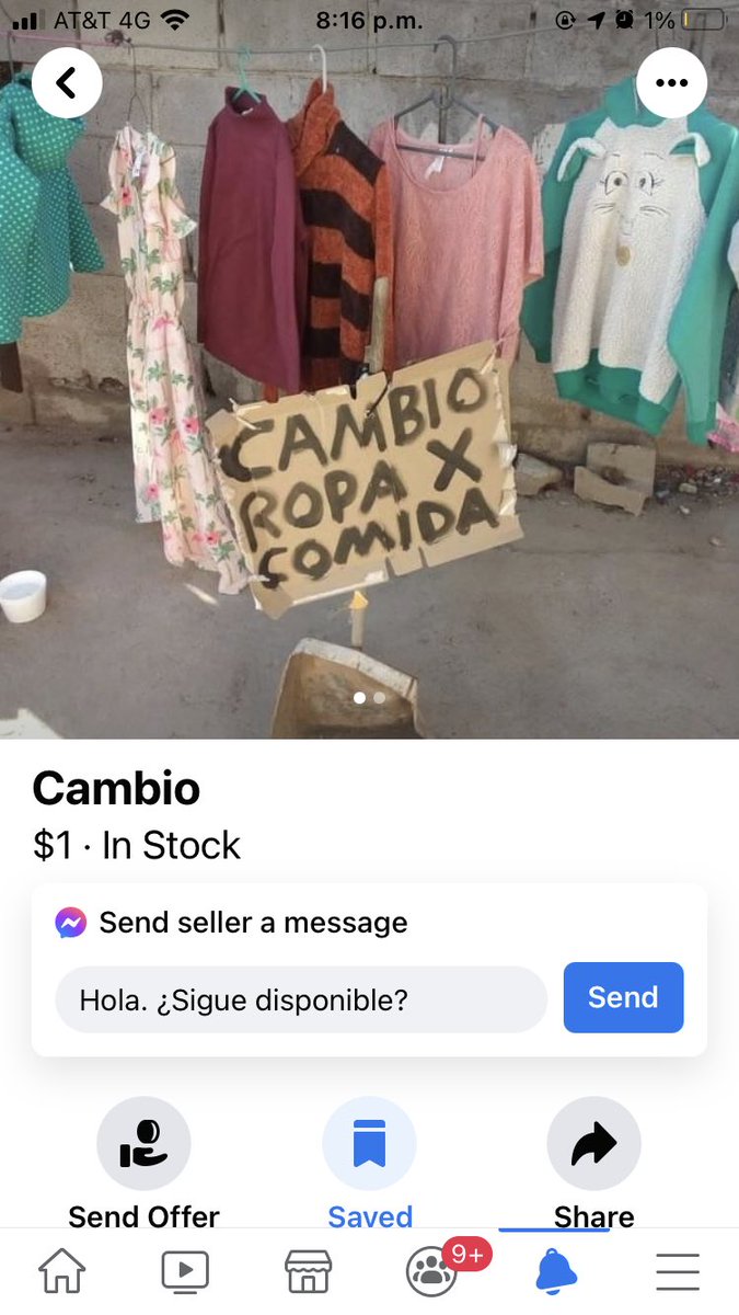 _luzmaaa's tweet photo. Buenas noches, hoy estaba viendo marketplace y me crucé con esta publicación que me llamó mucho la atención y quise ayudar compartiéndola para así poderla ayudar con lo que podamos y si no podemos, difundirlo con un RT para que más gente lo vea, por favor(: https://t.co/75QwKIZnGi