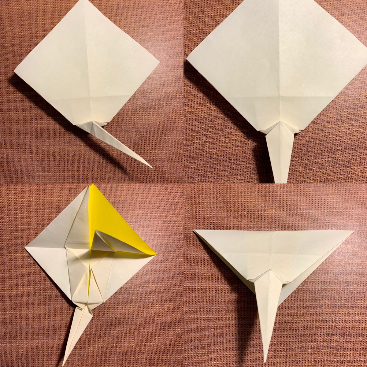 改✨✨

折り紙マンタさん
わかりやすくて簡単なorigamiマンタ
しっぽは繊細なので省略可

#sky星を紡ぐ子どもたち #sky二次創作 #sky手芸部 ?#skyorigami #sky折り紙 #skyマンタさん

保存リツなど
FF外とか気にせずどうぞご自由に

不切正方形一枚
考案者イラ子

✴︎画像の無断転載はご遠慮ください