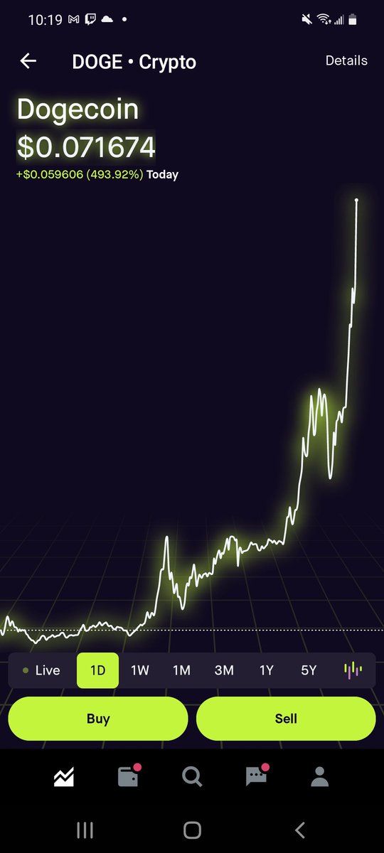 GoldenboyFTW's tweet image. THIS NOT A DRILL .07 AND CLIMBING!!! 

Call @elonmusk cause we're gonna need more 🚀 and maybe another 🌑!!!!!! 

GO $DOGE GO 🚀🚀🚀🚀🚀🚀