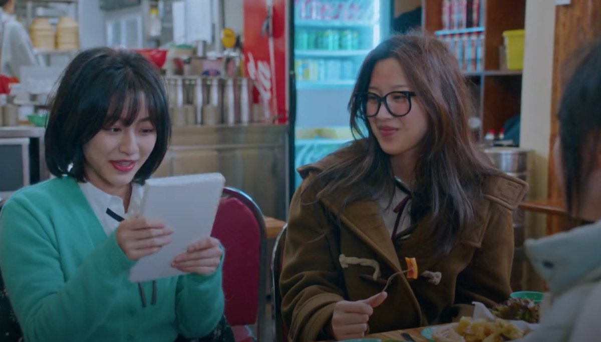 charts_k's tweet photo. .@BTS_twt's Love Yourself: Her album made a brief cameo in Ep 14 of True Beauty https://t.co/9SDw0tnLXa