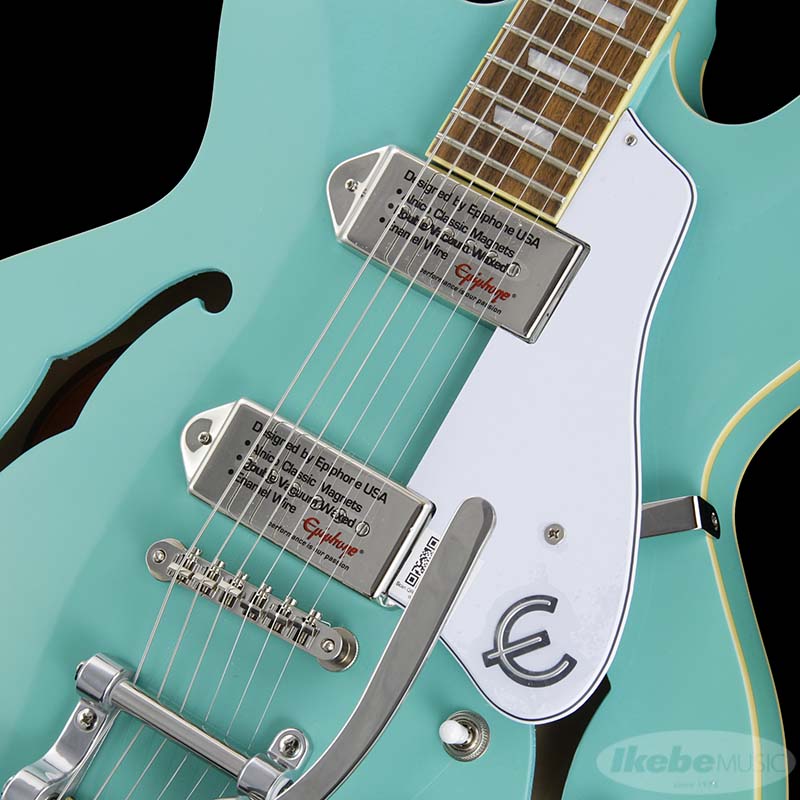 キュートなターコイズカラー」 エピフォンのフルアコ代表格「CASINO