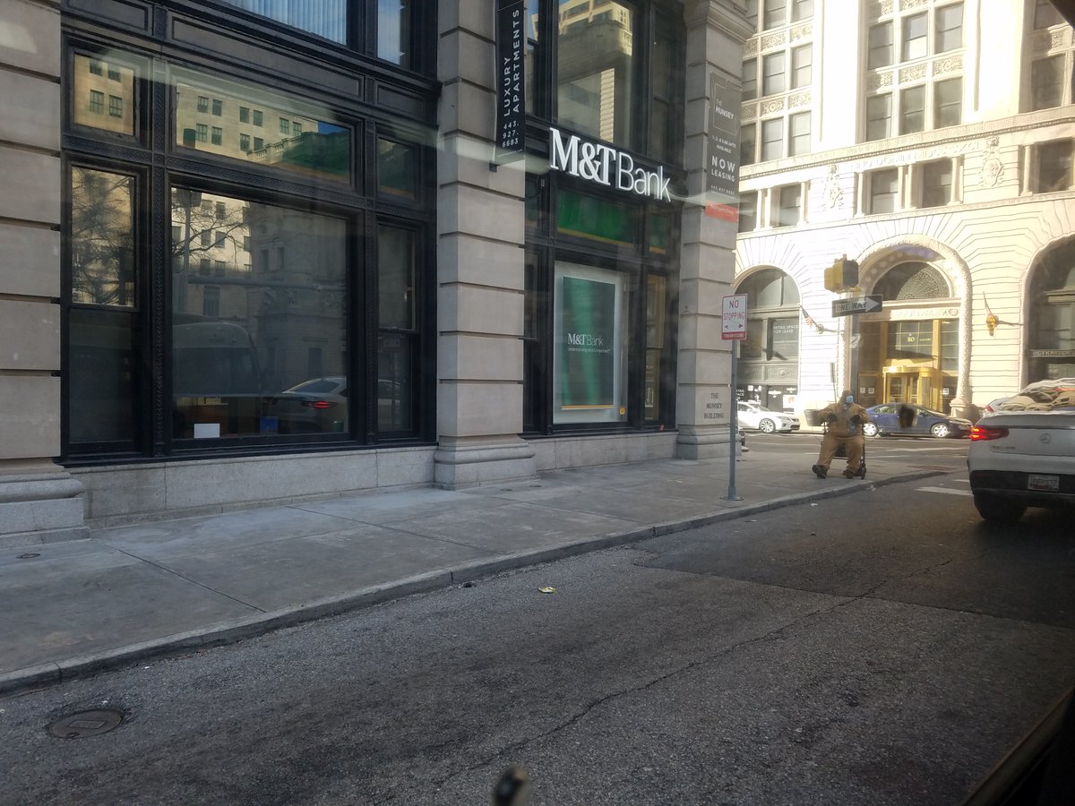 The route starts in dense downtown with its beautiful architecture that is largely built after the Baltimore Fire of 1904. This is the Munsey Building, which was built in 1911 and held the Baltimore News. Its a beautiful treasure.I love the sky light.  https://explore.baltimoreheritage.org/items/show/514&nbsp;